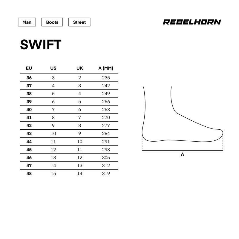 Мотоботы Rebelhorn Swift черный красный