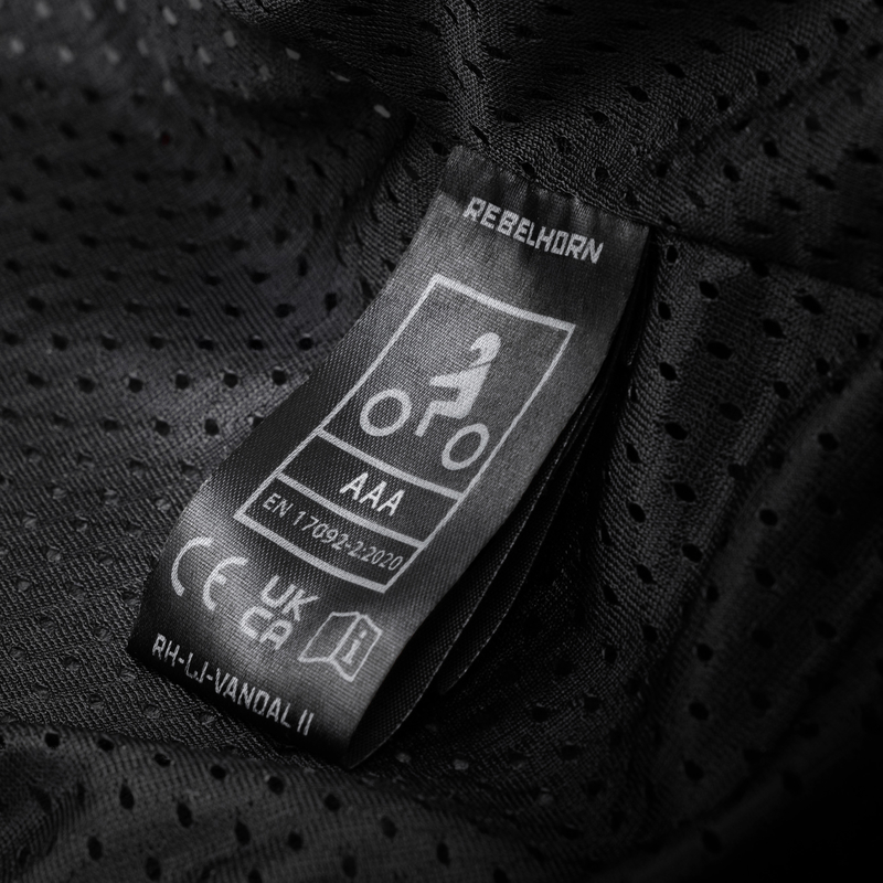 Мотокуртка кожаная Rebelhorn Vandal 2 черный