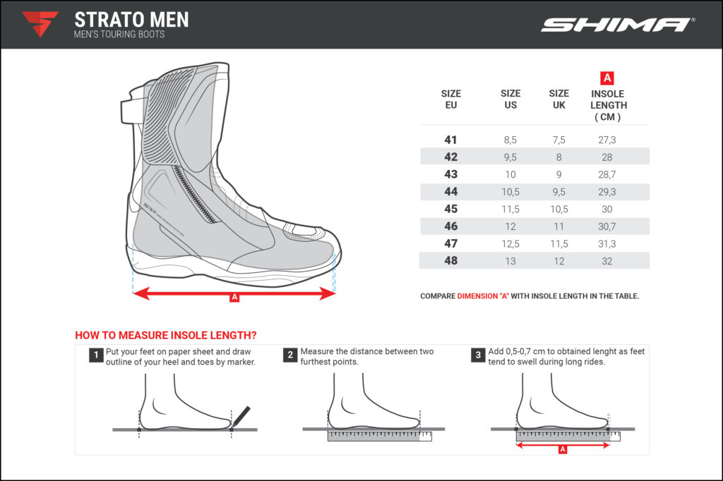 Мотоботы SHIMA STRATO черный