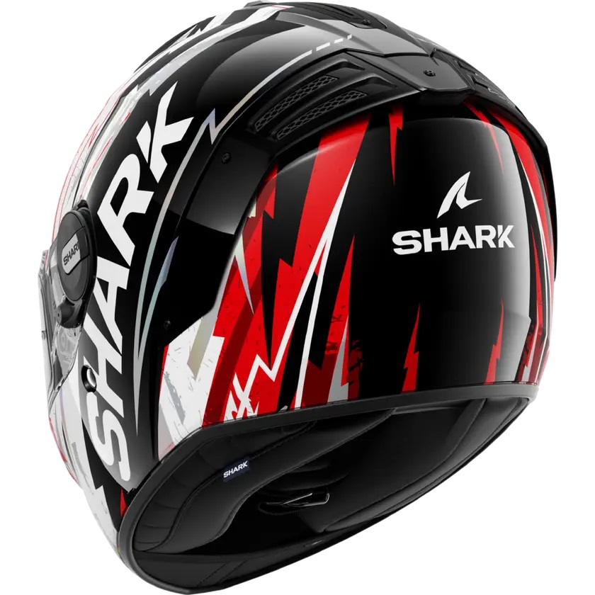 Мотошлем Shark Spartan RS Hibolt черный красный хром