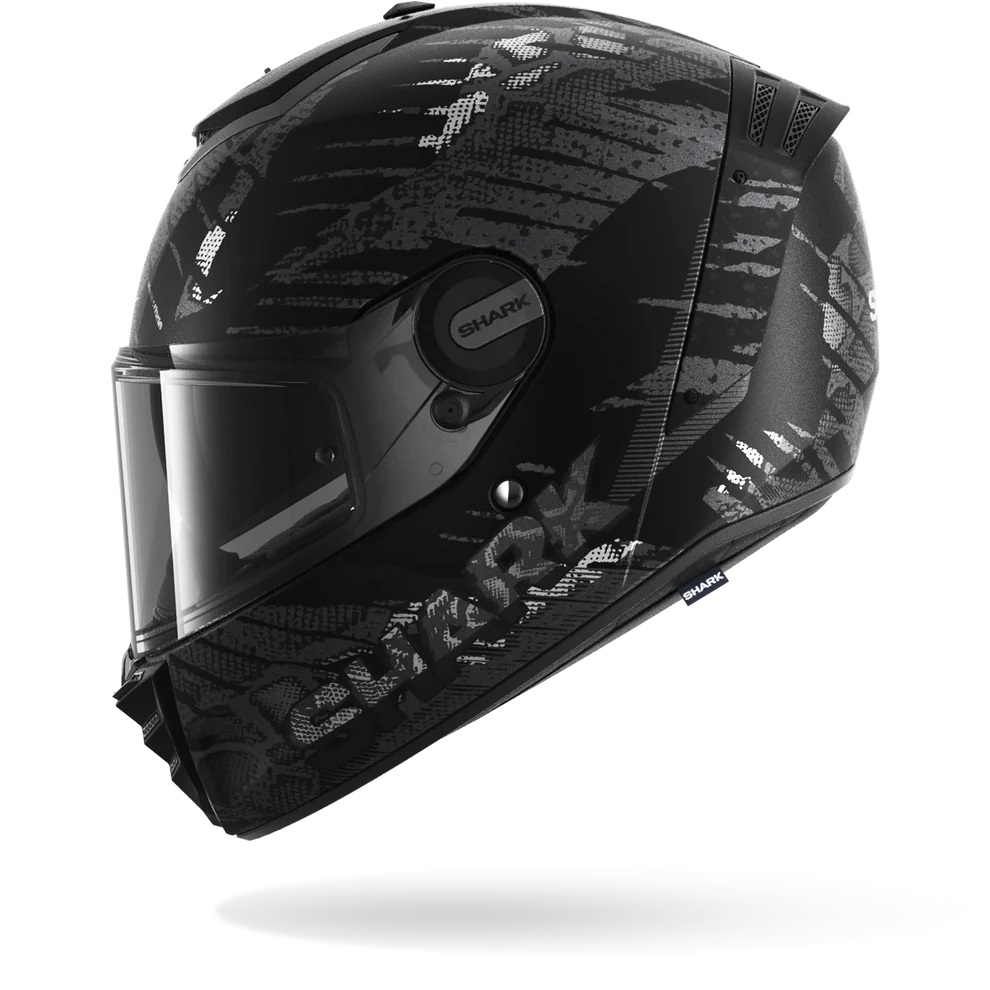 Мотошлем Shark Spartan RS REPTAIA Mat черный серый