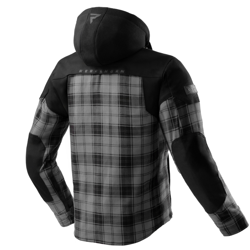 Моторубашка Rebelhorn Shifter серый черный