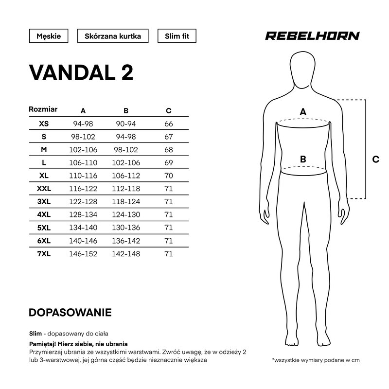 Мотокуртка кожаная Rebelhorn Vandal 2 черный