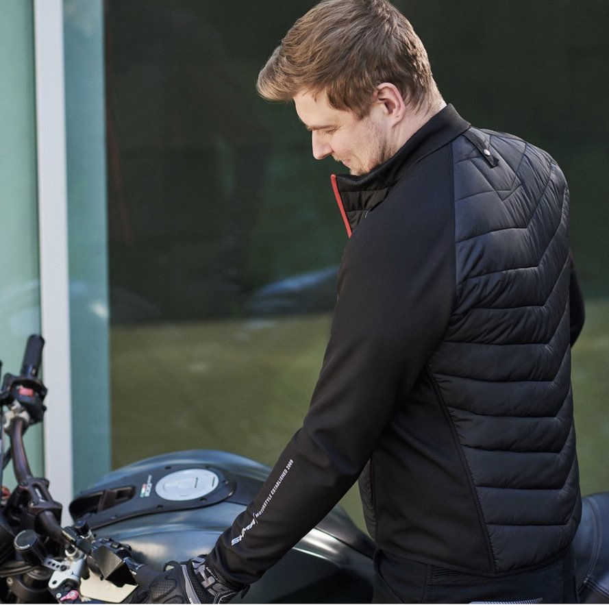 Мотокуртка текстильная SHIMA WARMUP черный