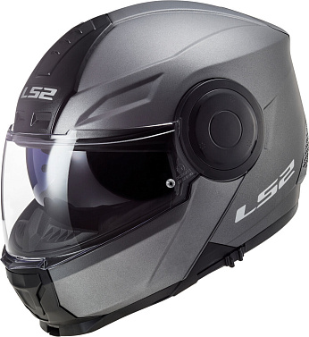 Мотошлем LS2 FF902 Scope Solid матовый титановый - магазин Motostyles