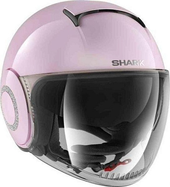 Мотошлем Shark Nano Crystal розовый - магазин Motostyles