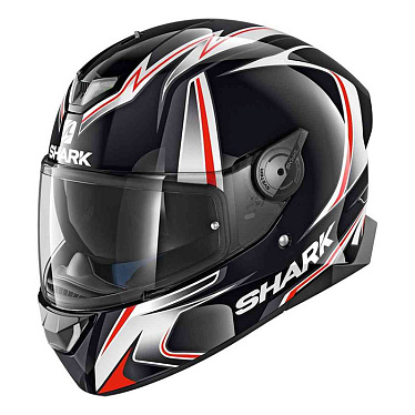 Мотошлем Shark Skwal 2 Replica Sykes белый/красный/черный/серый - магазин Motostyles