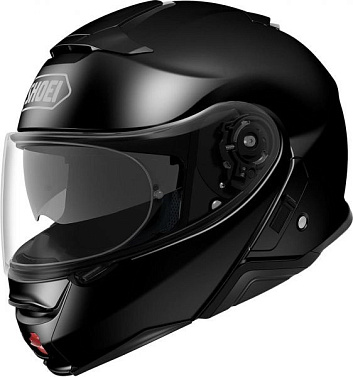 Мотошлем Shoei NEOTEC II Plain черный - магазин Motostyles