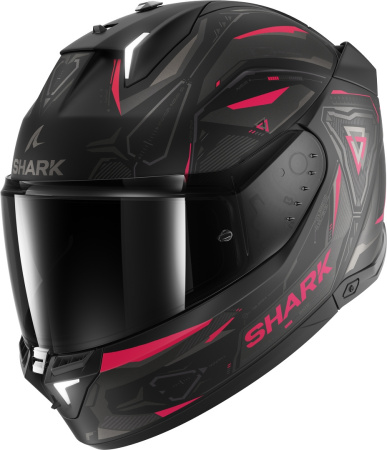 Мотошлем Shark Skwal i3 LINIK матовый/черный/фиолетовый антрацит  - магазин Motostyles