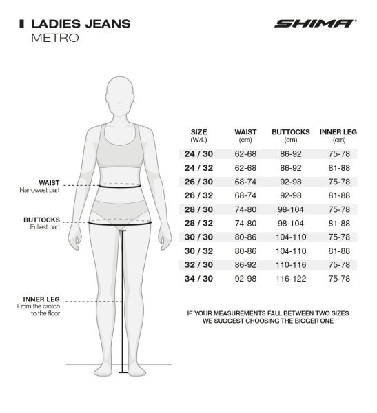 Мотоджинсы женские SHIMA METRO черный