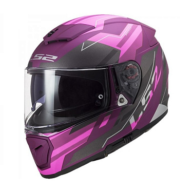 Мотошлем LS2 FF390 Breaker Beta матовый пурпурный - магазин Motostyles
