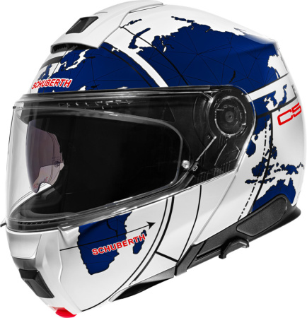 Мотошлем Schuberth C5 Globe синий - магазин Motostyles
