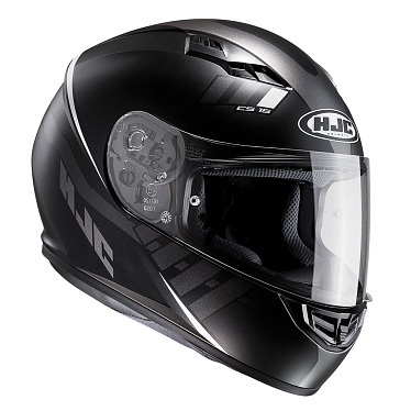 Мотошлем HJC CS-15 Space черный серый - магазин Motostyles