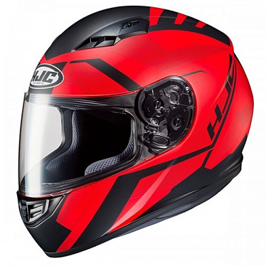 Мотошлем HJC CS-15 Faren черный красный - магазин Motostyles