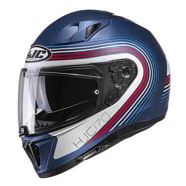 Мотошлем HJC I70 Surf синий белый - магазин Motostyles