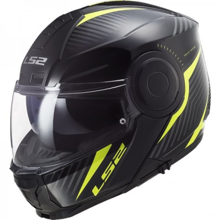 Мотошлем LS2 FF902 Scope Skid черный флуо желтый - магазин Motostyles