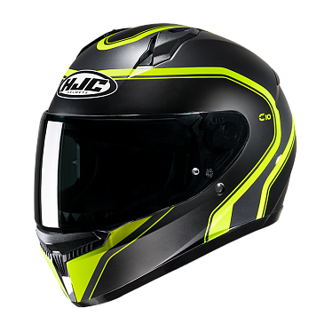 Мотошлем HJC C10 ELIE MC3HSF серо желтый - магазин Motostyles