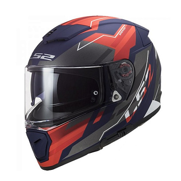 Мотошлем LS2 FF390 Breaker Beta матовый/красный/синий - магазин Motostyles