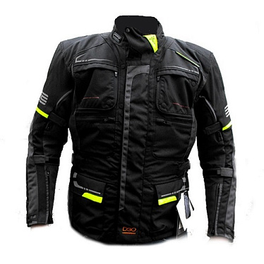 Мотокуртка текстильная Seca Arrakis черный - магазин Motostyles