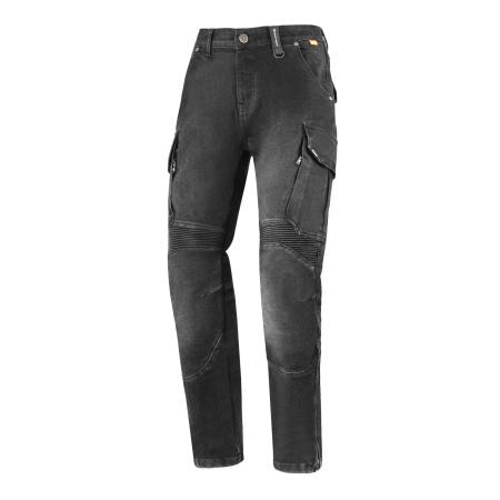 Мотоджинсы Seca Square ll стираный черный - магазин Motostyles