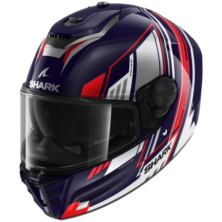 Мотошлем Shark Spartan RS Byrhon синий красный серый - магазин Motostyles