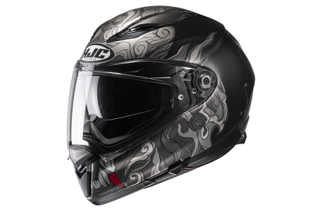 Мотошлем HJC F70 SPECTOR MC5SF серый черный - магазин Motostyles