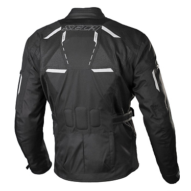Мотокуртка текстильная Seca Orkan черный - магазин Motostyles