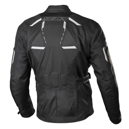 Мотокуртка текстильная Seca Orkan черный - магазин Motostyles