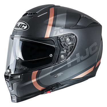 Мотошлем HJC R-PHA-70 Gaon черный оранжевый - магазин Motostyles