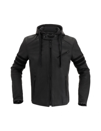 Мотокуртка кожаная Richa Toulon II D3O black edition - магазин Motostyles