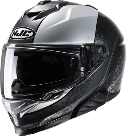 Мотошлем HJC I71 SERA MC5 черный серый - магазин Motostyles