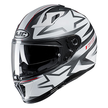 Мотошлем HJC i70 Cravia белый серый - магазин Motostyles