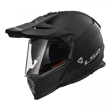 Мотошлем LS2 MX436 Pionier матовый черный - магазин Motostyles