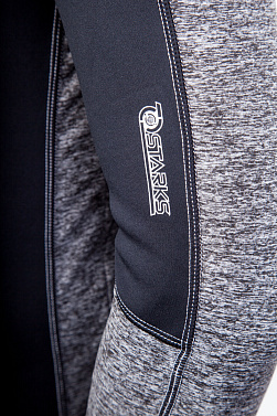 Термофутболка Starks Warm Long shirt Extreme черный серый