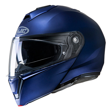 Мотошлем HJC I90 Semi Flat синий - магазин Motostyles