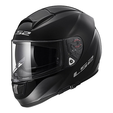 Мотошлем LS2 FF397 Vector FT2 глянцевый черный - магазин Motostyles