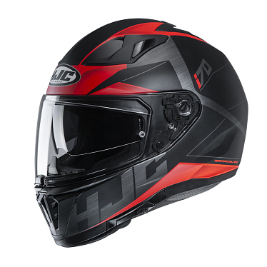 Мотошлем HJC i70 Eluma черный красный - магазин Motostyles