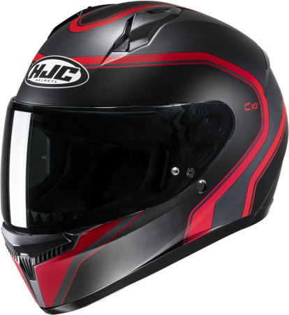 Мотошлем HJC C10 ELIE MC1SF черный красный - магазин Motostyles
