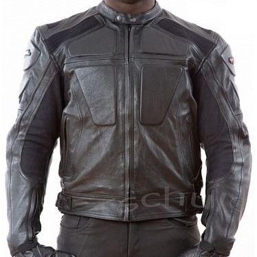 Мотокуртка кожаная Tschul 860 черный - магазин Motostyles