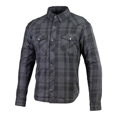 Моторубашка Seca Marshal черный серый - магазин Motostyles