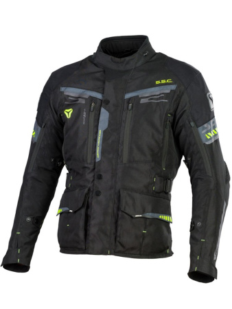 Мотокуртка текстильная Seca Arrakis II черный - магазин Motostyles