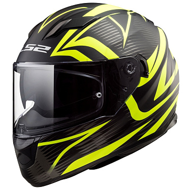 Мотошлем LS2 FF320 Omega белый черный синий - магазин Motostyles