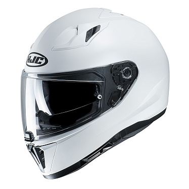 Мотошлем HJC i70 Semi Flat жемчужный белый матовый - магазин Motostyles
