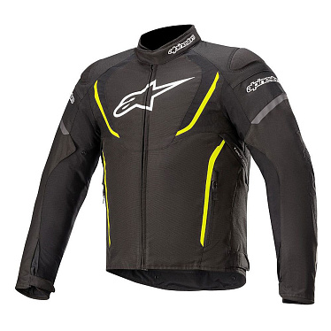Мотокуртка текстильная Alpinestars T-Jaws черный/флуо/желтый - магазин Motostyles