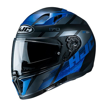 Мотошлем HJC i70 Cravia черный синий - магазин Motostyles