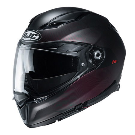 Мотошлем HJC F70 Samos черный красный - магазин Motostyles