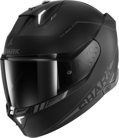 Мотошлем Shark Skwal i3 BLANK SP Mat черный/антрацитовый - магазин Motostyles