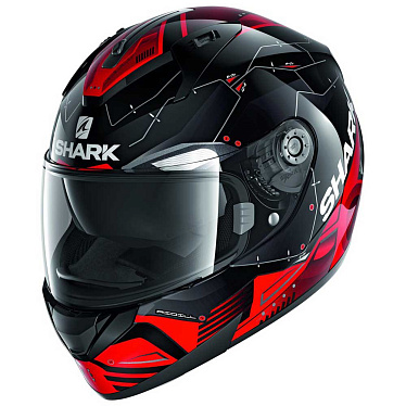 Мотошлем Shark Ridill 1.2 Mecca черный красный - магазин Motostyles