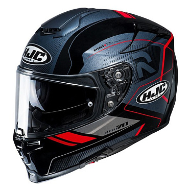 Мотошлем HJC R-PHA-70 Coptic черный красный - магазин Motostyles