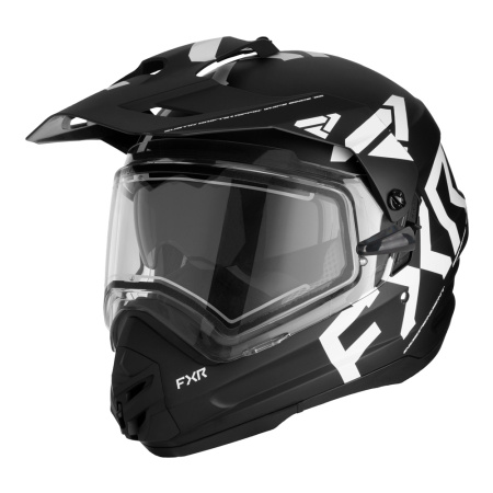 Мотошлем FXR TORQUE X TEAM с подогревом черный белый - магазин Motostyles